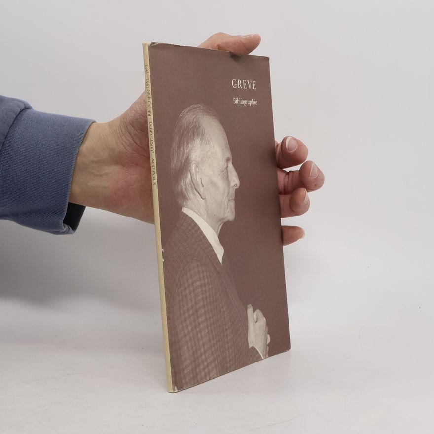Jutta Salchow Ludwig Greve: Bibliographie 1952–1993