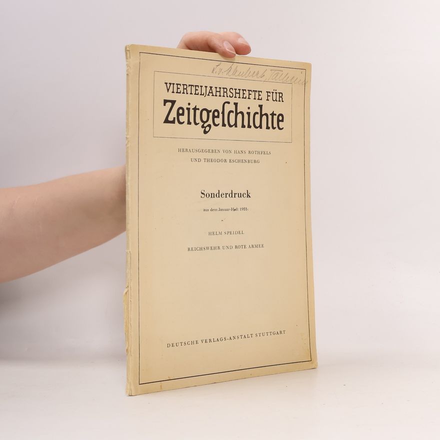 Helm Speidel Vierteljahrshefte für Zeitgeschichte