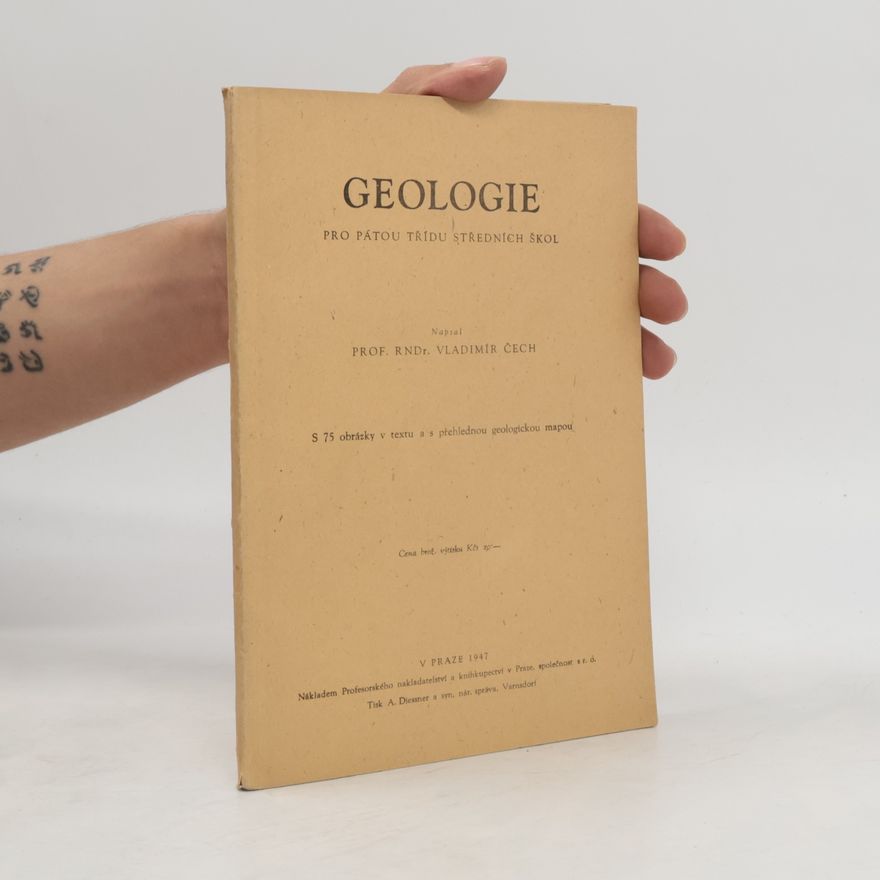 Vladimír Čech Geologie pro pátou třídu středních škol