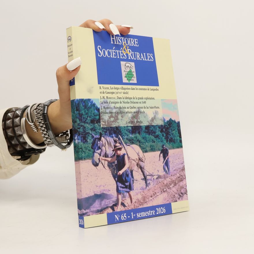 Various authors Histoire & Sociétés Rurales N° 65 - 1er semestre 2026
