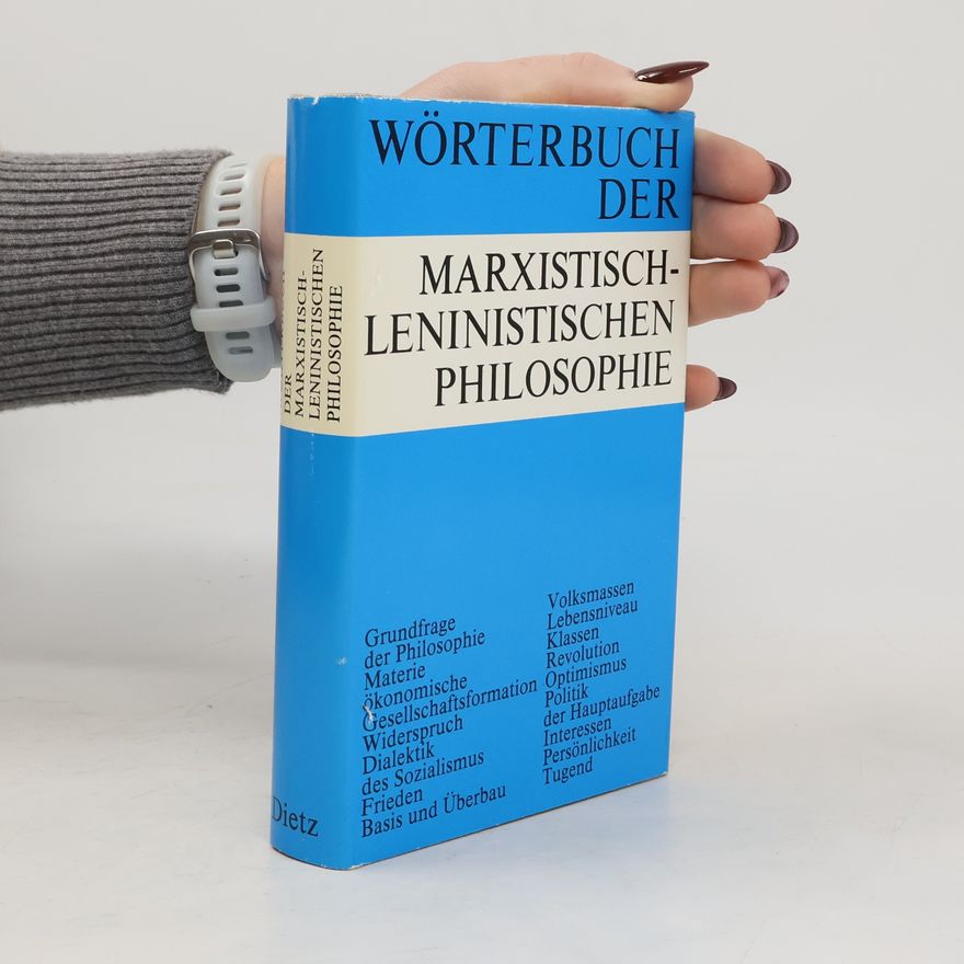 Alfred Kosing Wörterbuch der marxistisch-leninistischen Philosophie