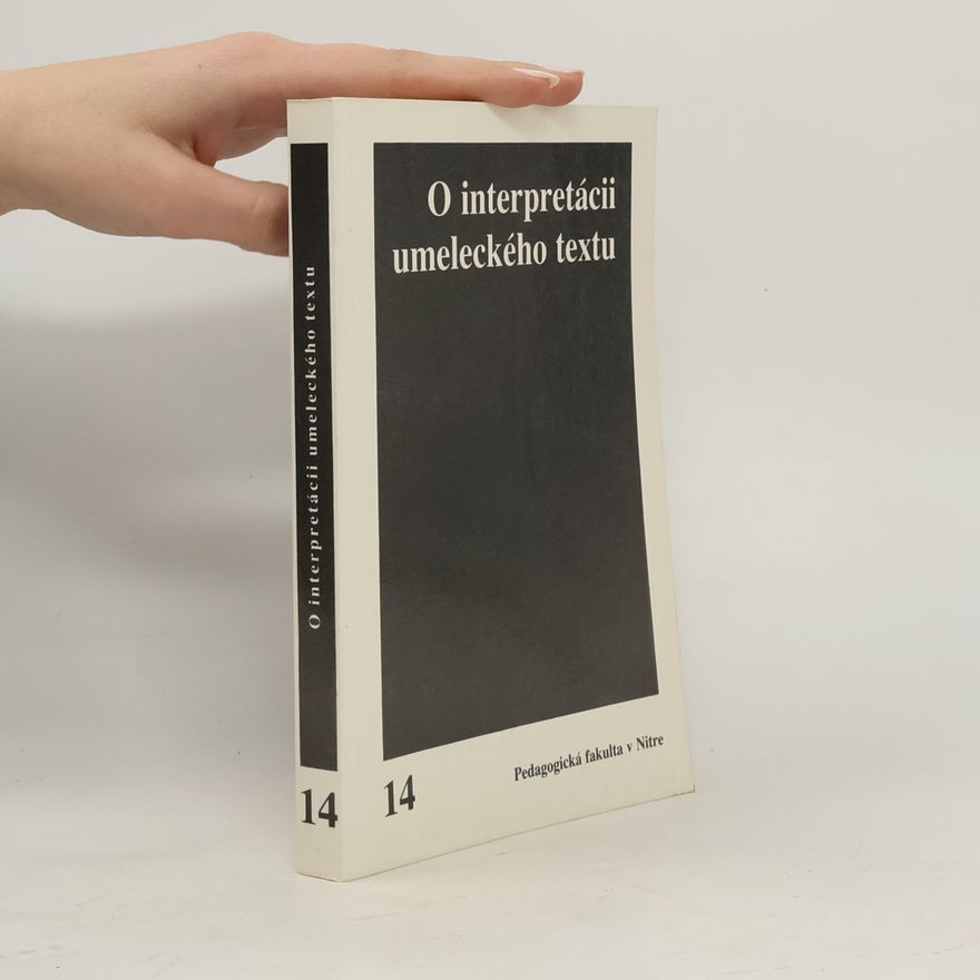 Various authors O interpretácii umeleckého textu 14
