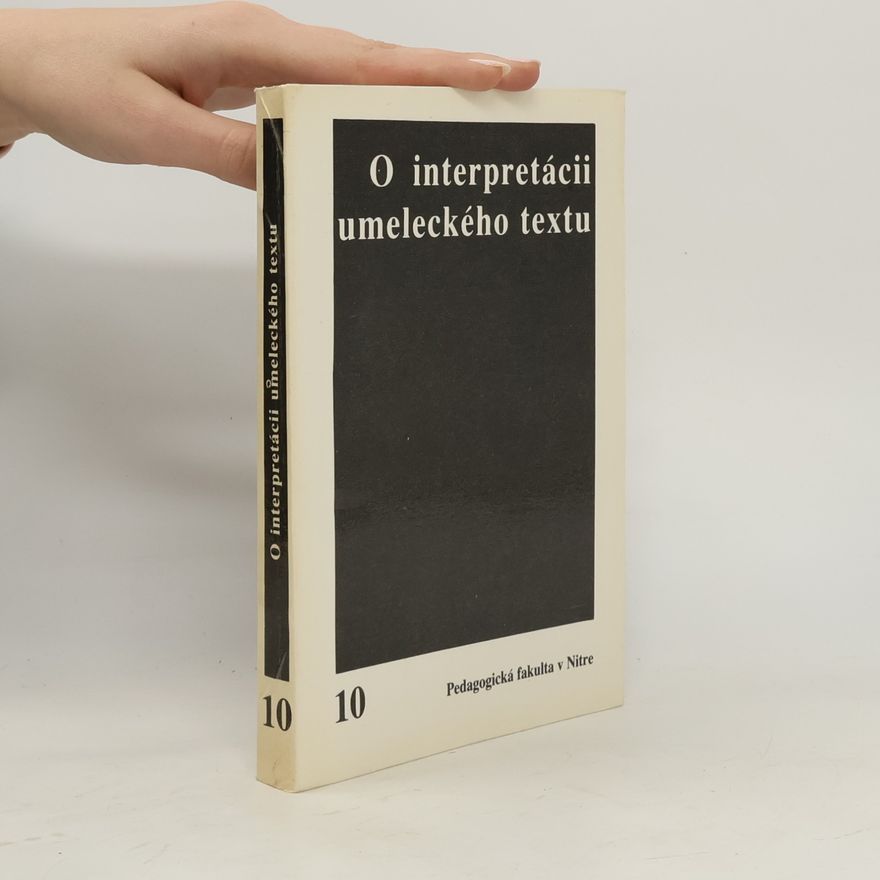 Zdena Gadušová O interpretácii umeleckého textu 10.