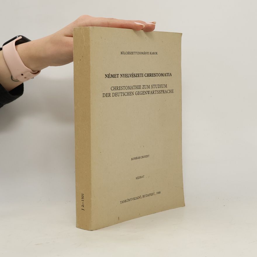 Various authors Német nyelvészeti chrestomatia