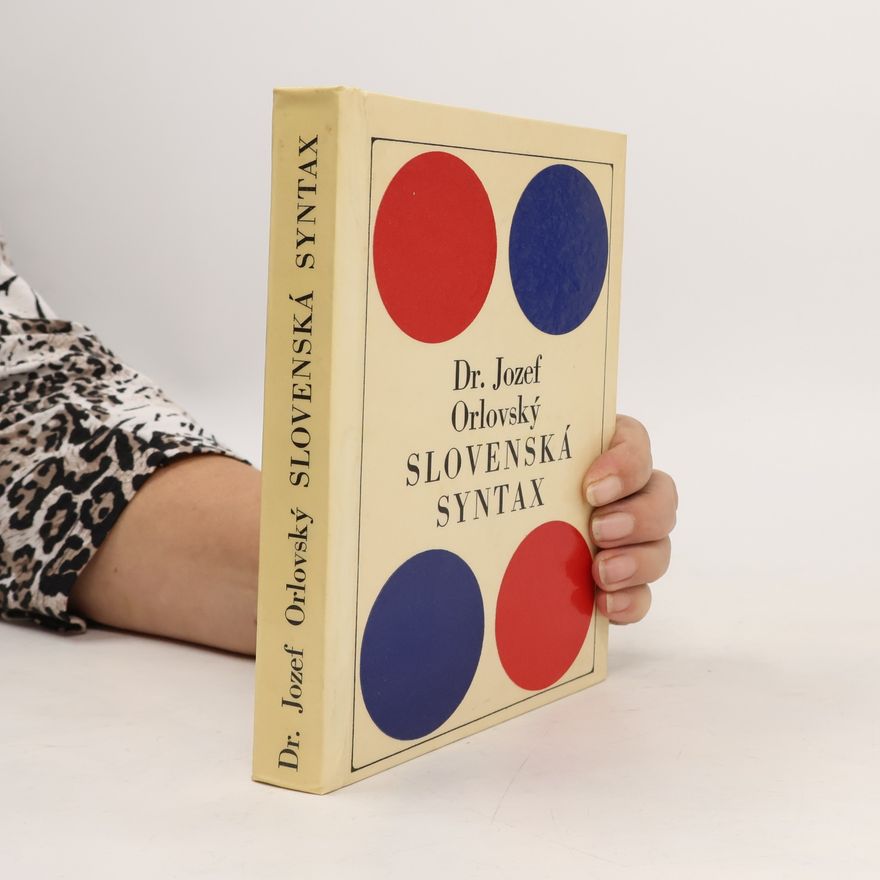 Jozef Orlovský Slovenská syntax