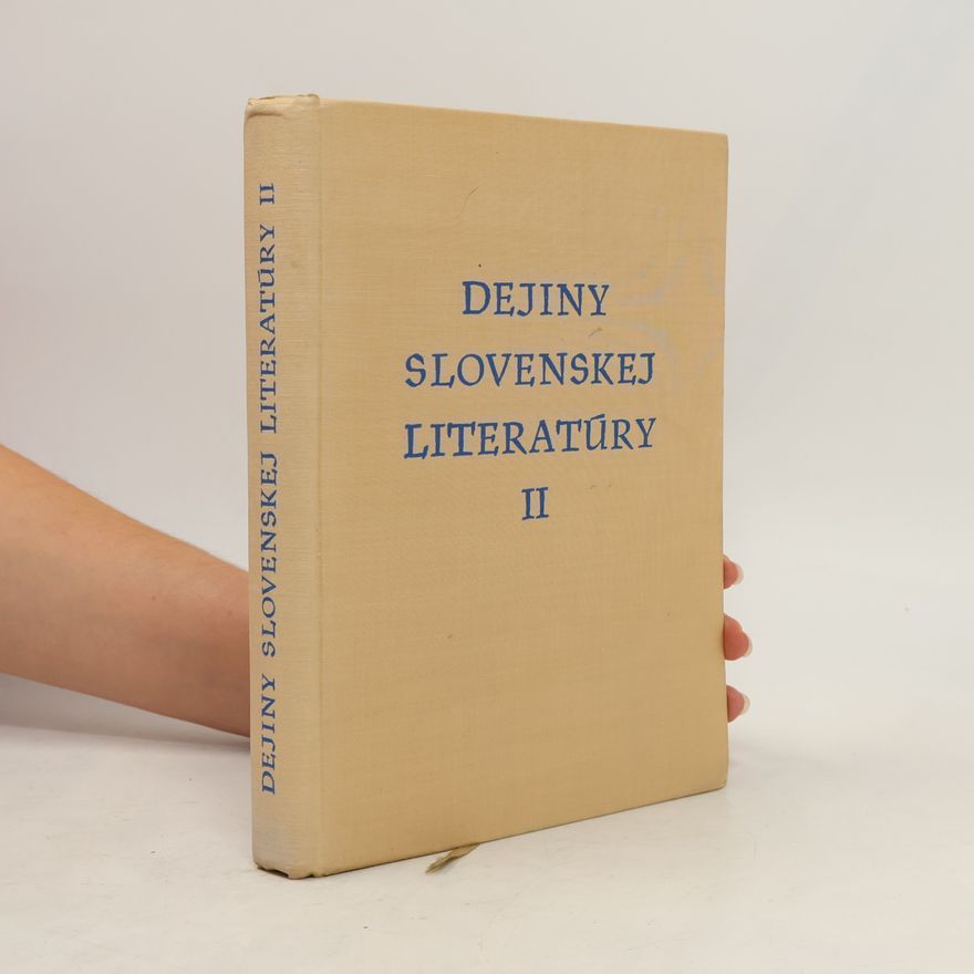 Milan Pišút Dejiny slovenskej literatúry II