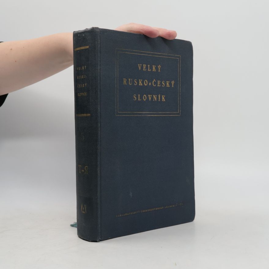 Autores varios Velký rusko-český slovník V. T - Я