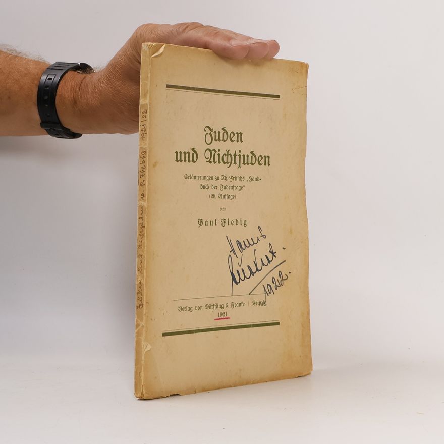 Paul Fiebig Juden und Nichtjuden
