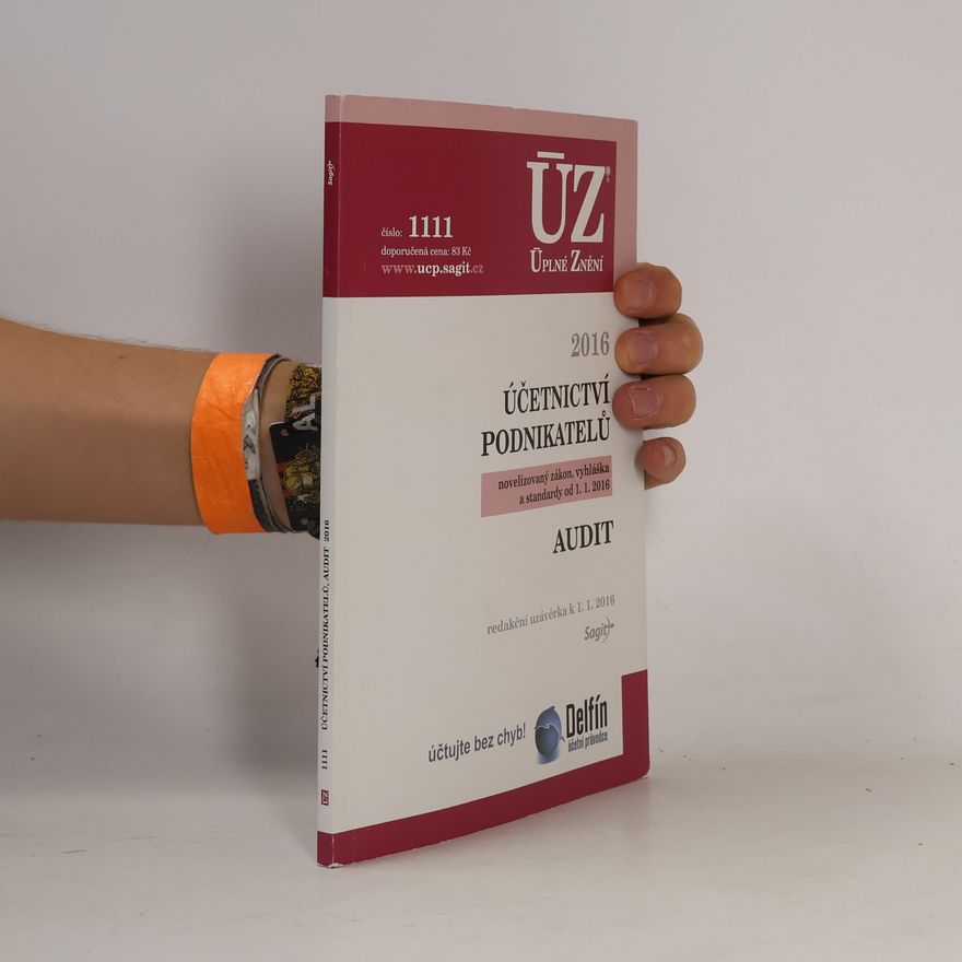 Česko Účetnictví podnikatelů 2016. Audit