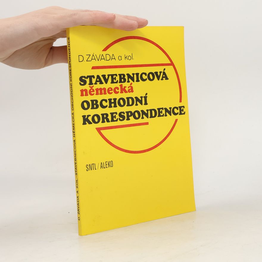 Dušan Závada Stavebnicová německá obchodní korespondence
