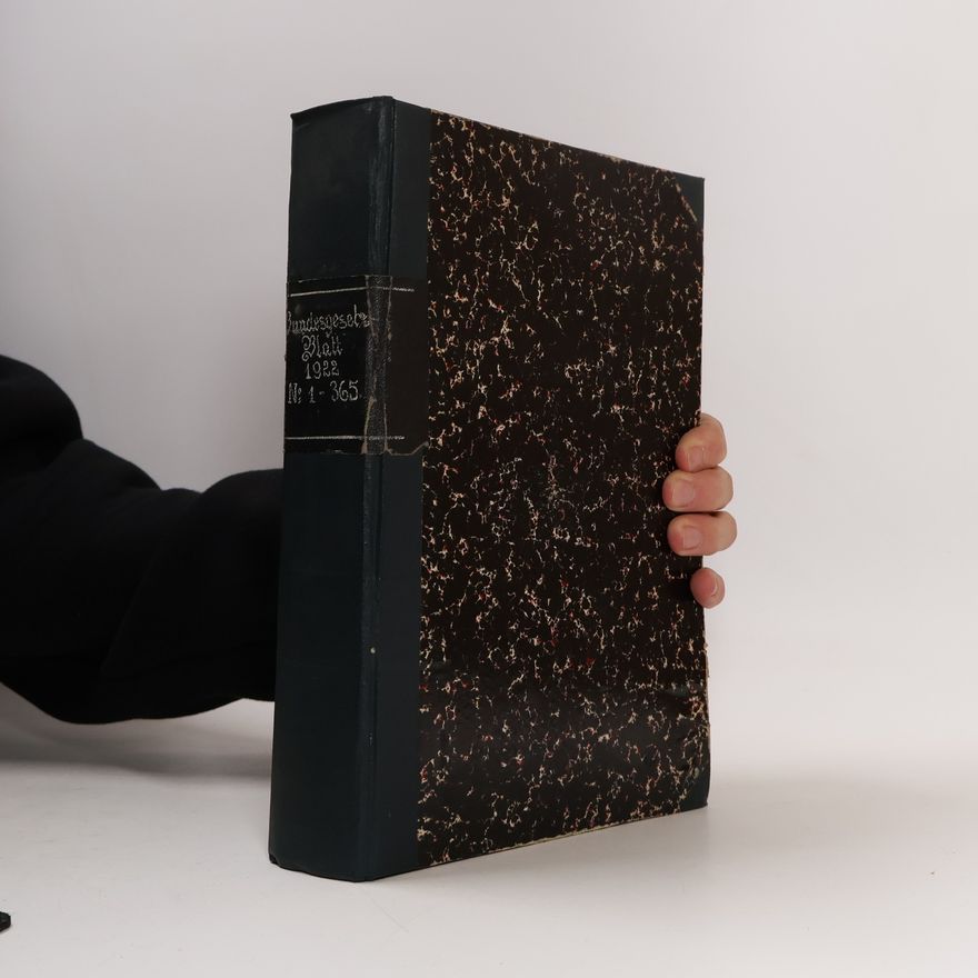 Various authors Bundesgesetzblatt für die Republik Österreich