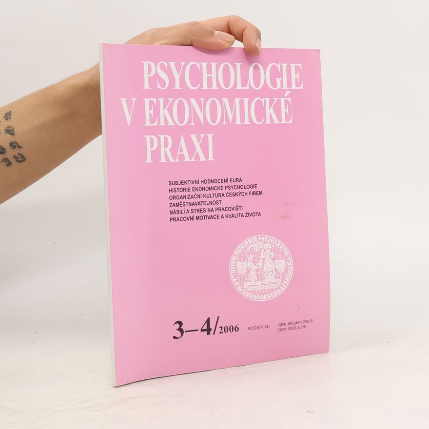 Simona Horáková-Hoskovcová Psychologie v ekonomické praxi 3-4/2006