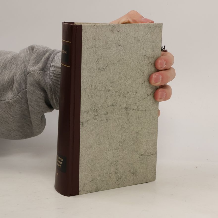 Gotthold Ephraim Lessing Gedichte Dramen Briefe