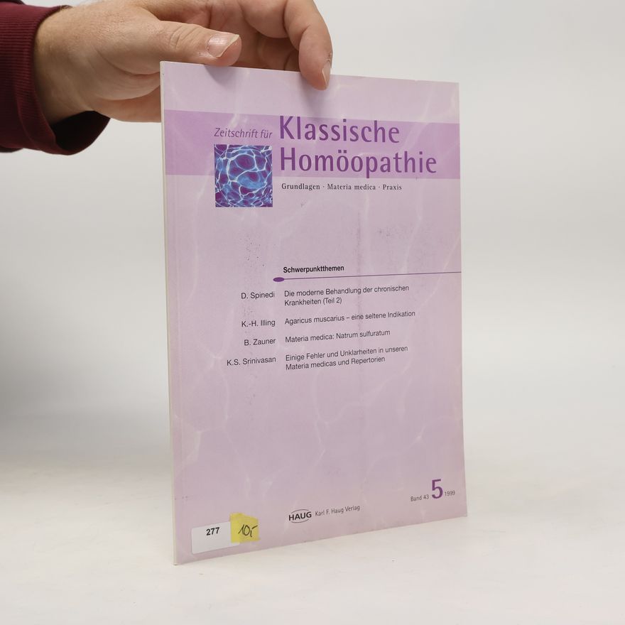 D. Spinedi Zeitschrift für Klassische Homöopathie 43
