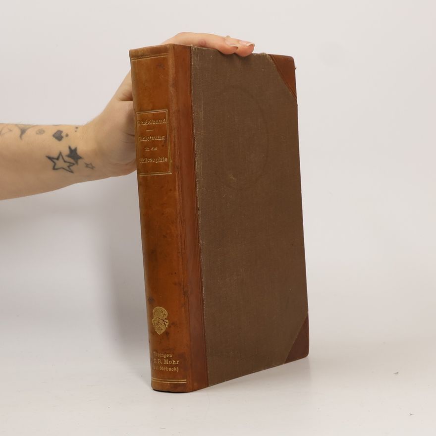 Wilhelm Windelband Einleitung in die Philosophie