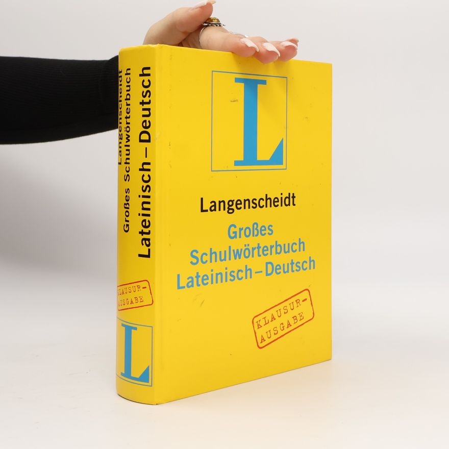 Rachele Zoli Sudbrock Langenscheidt, Großes Schulwörterbuch Lateinisch-Deutsch