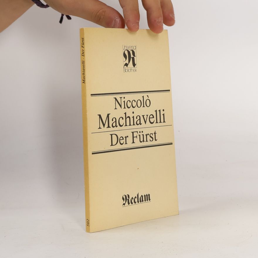 Niccolò Machiavelli Der Fürst