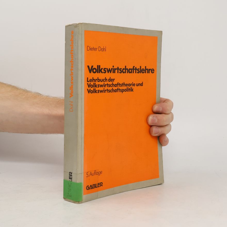 Dieter Dahl Volkswirtschaftslehre