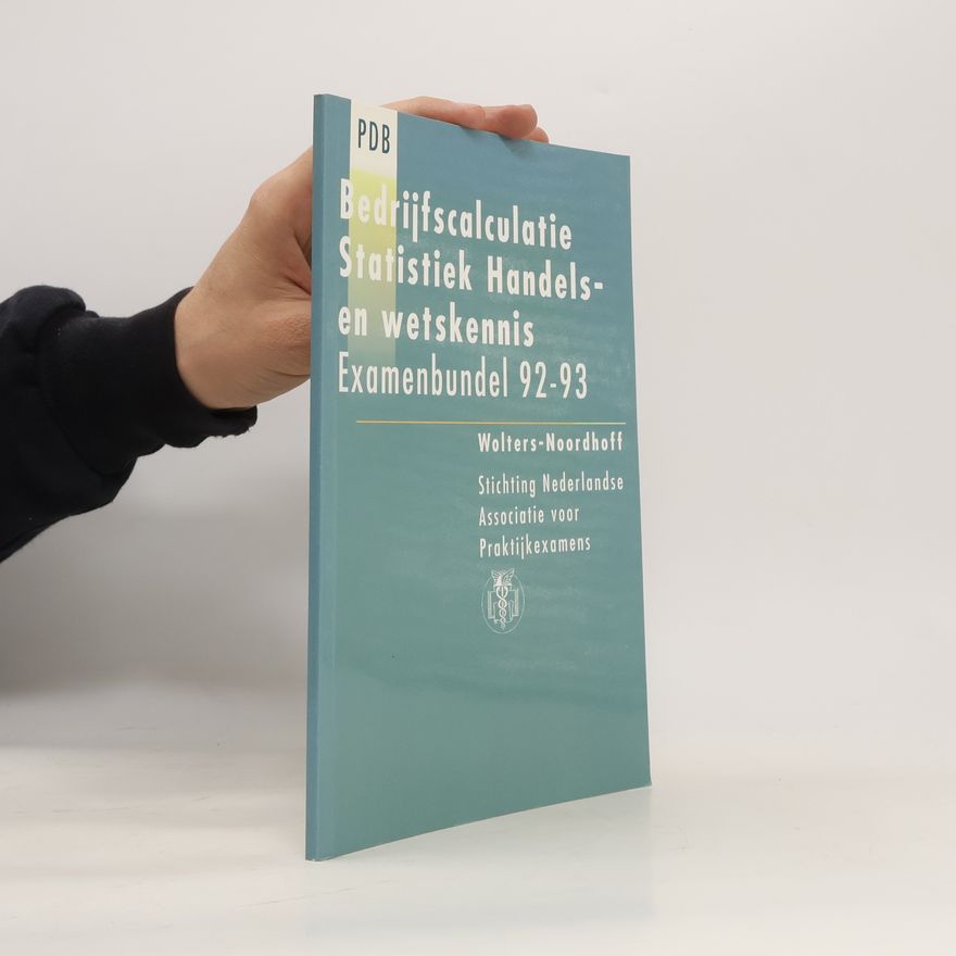 Collectif d'auteurs Bedrijfscalculatie Statistiek Handels- en wetskennis