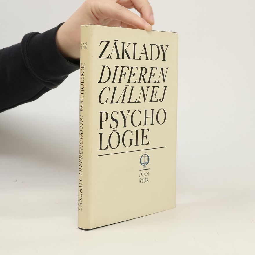 Ivan Štúr Základy dieferenciálnej psychológie