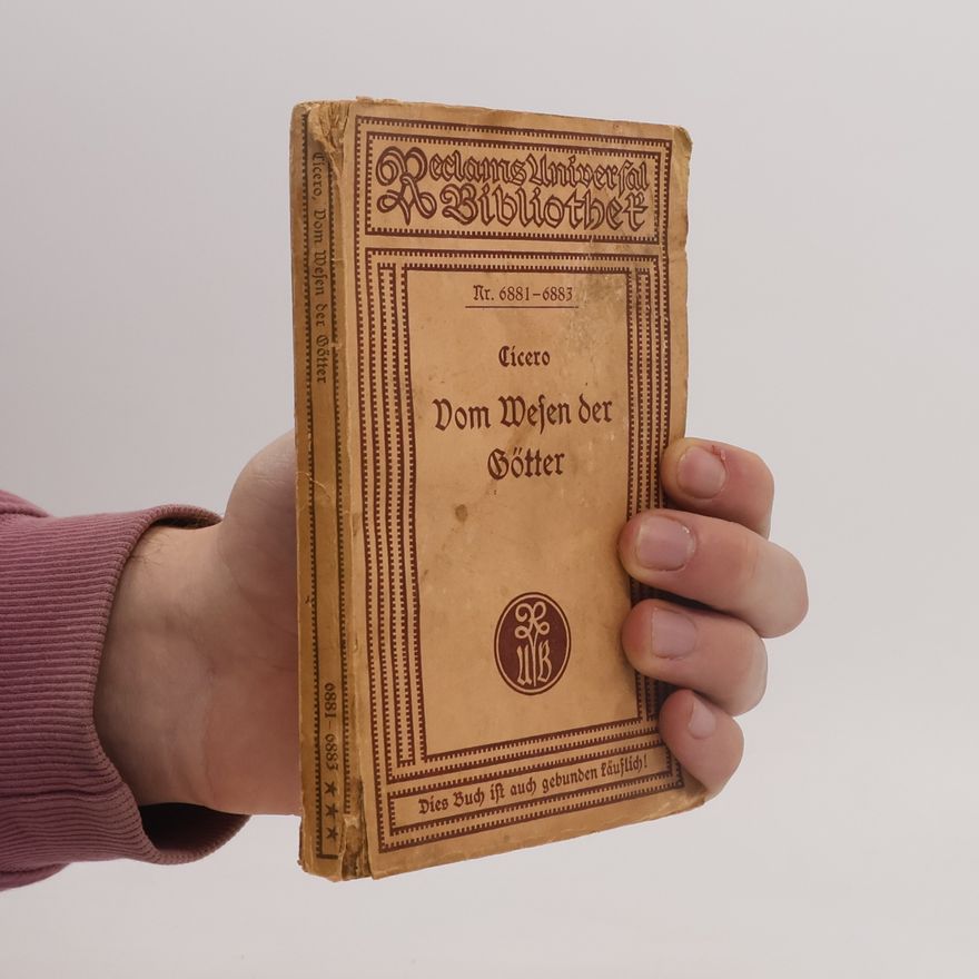 Cicero Vom Wesen der Götter