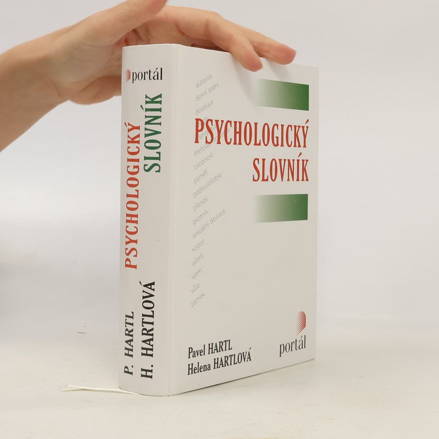 Pavel Hartl Psychologický slovník