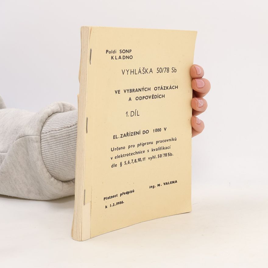 M. Valena Vyhláška 50/78 Sb