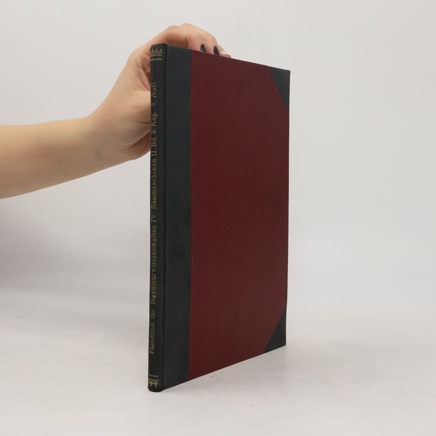 O. Stegemann Handbuch der Ingenieurwissenschaften IV