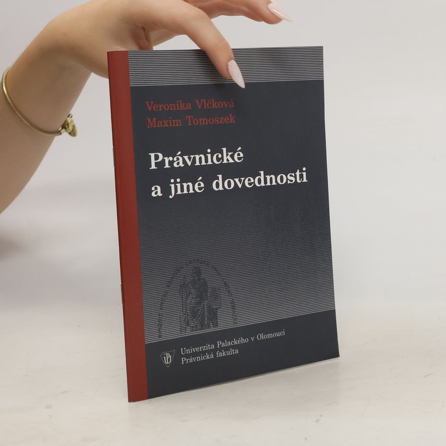 Maxim Tomoszek Právnické a jiné dovednosti