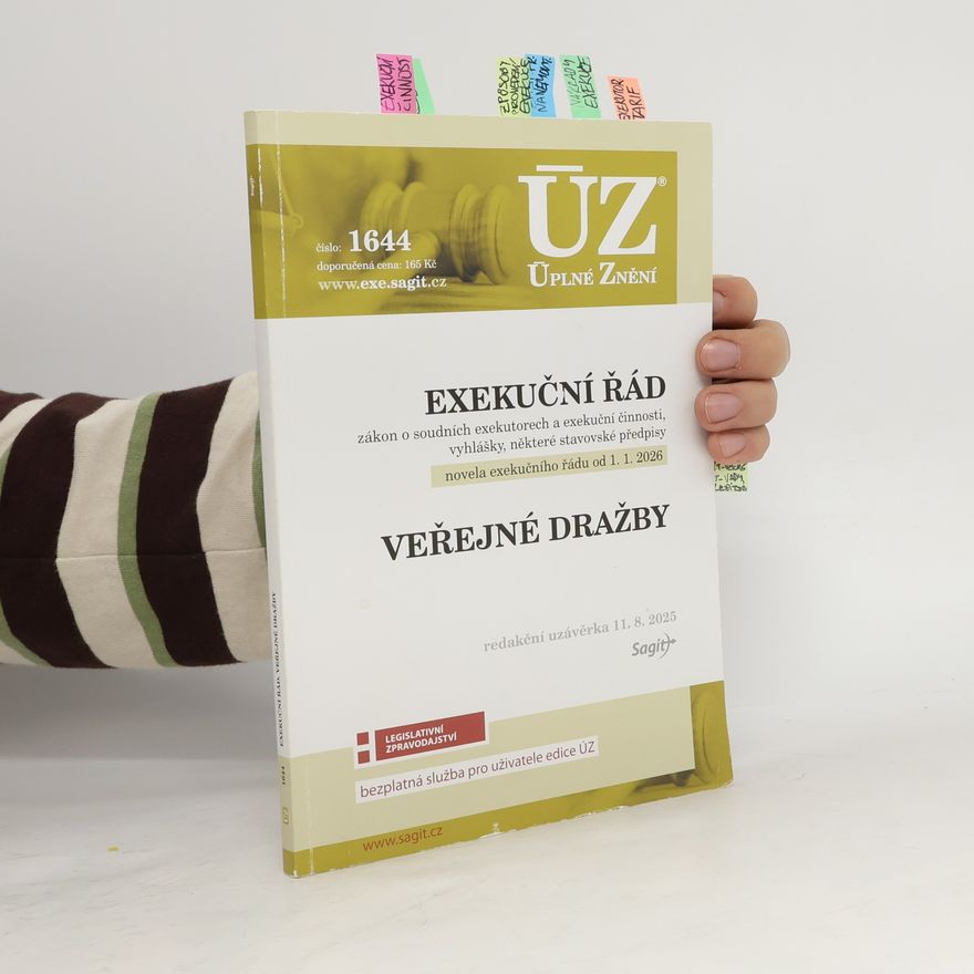 Autores varios Exekuční řád. Zákon o soudních exekutorech a exekuční činnosti, vyhlášky, některé stavovské předpisy