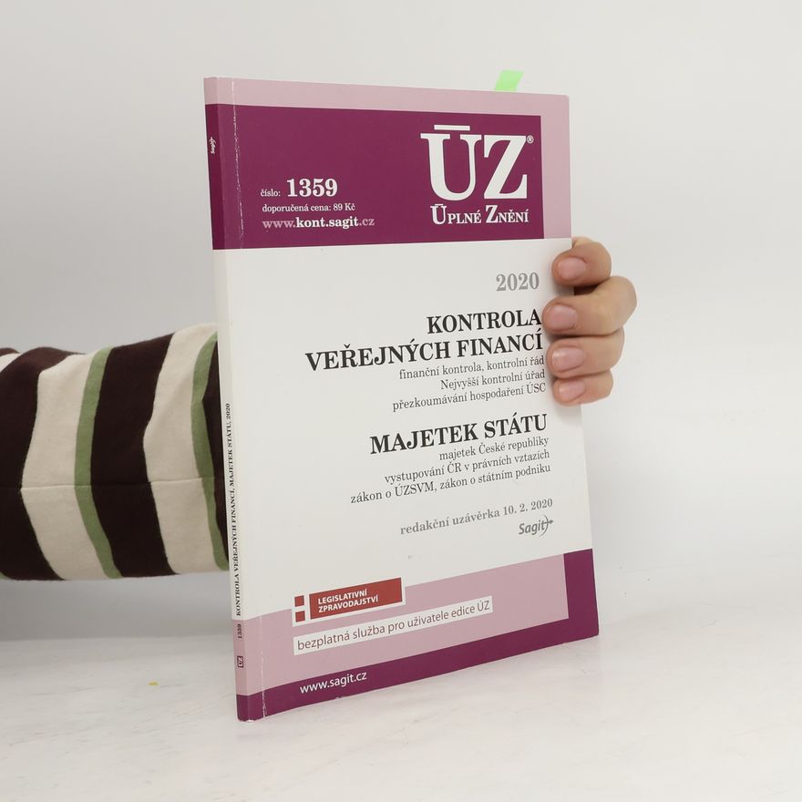 Sagit ÚZ 1359 Kontrola veřejných financí