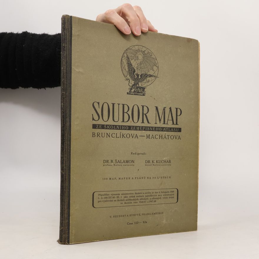 Autores varios Soubor map ze školního zeměpisného atlasu