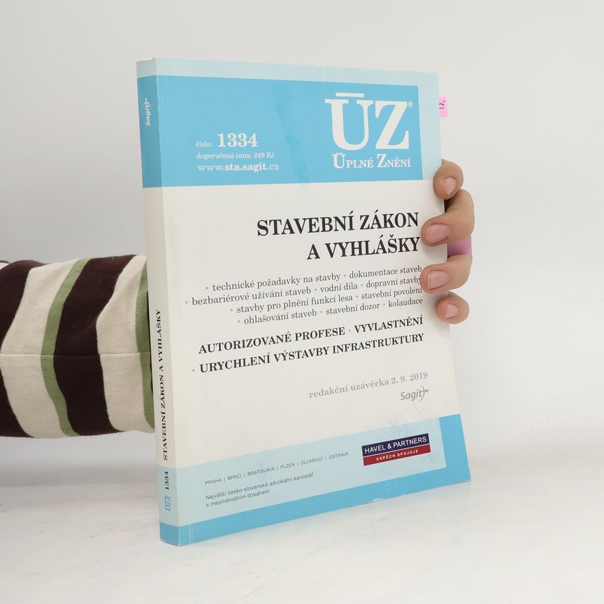 Česko ÚZ 1334 Stavební zákon a vyhlášky