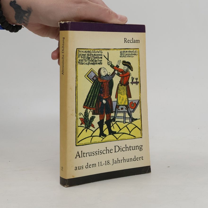 Collectif d'auteurs Altrussische Dichtung aus dem 11.-18. Jahrhundert