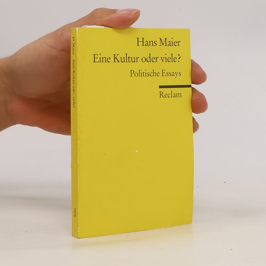 Hans Maier Eine Kultur oder viele?