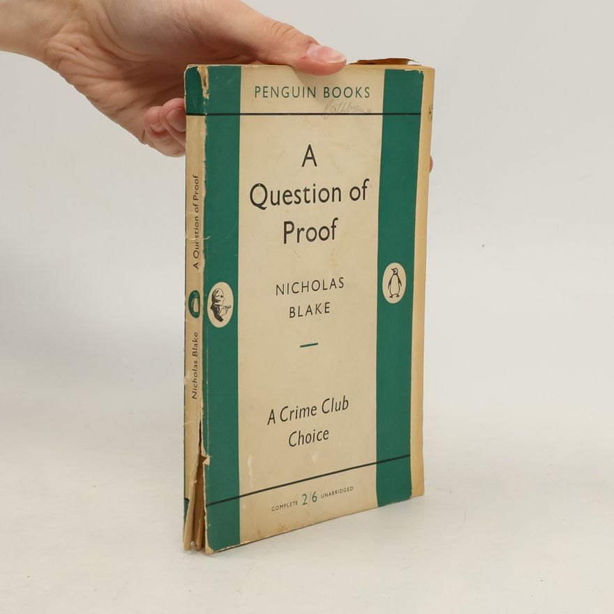 Nicholas Blake A Question of Proof