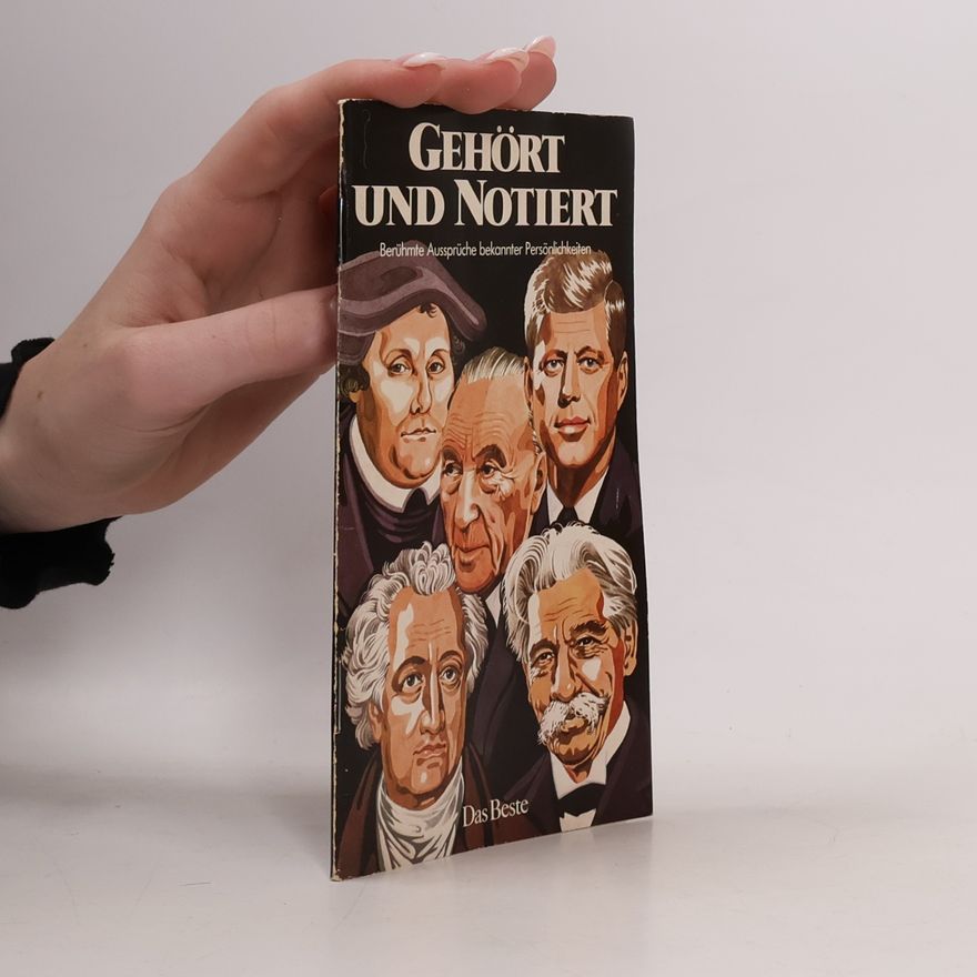 Various authors Gehört und notiert