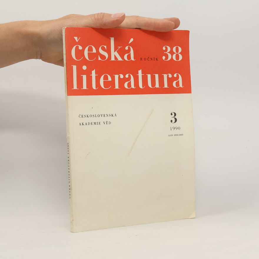 Květoslav Chvatík Česka literatura 38. 3/1990