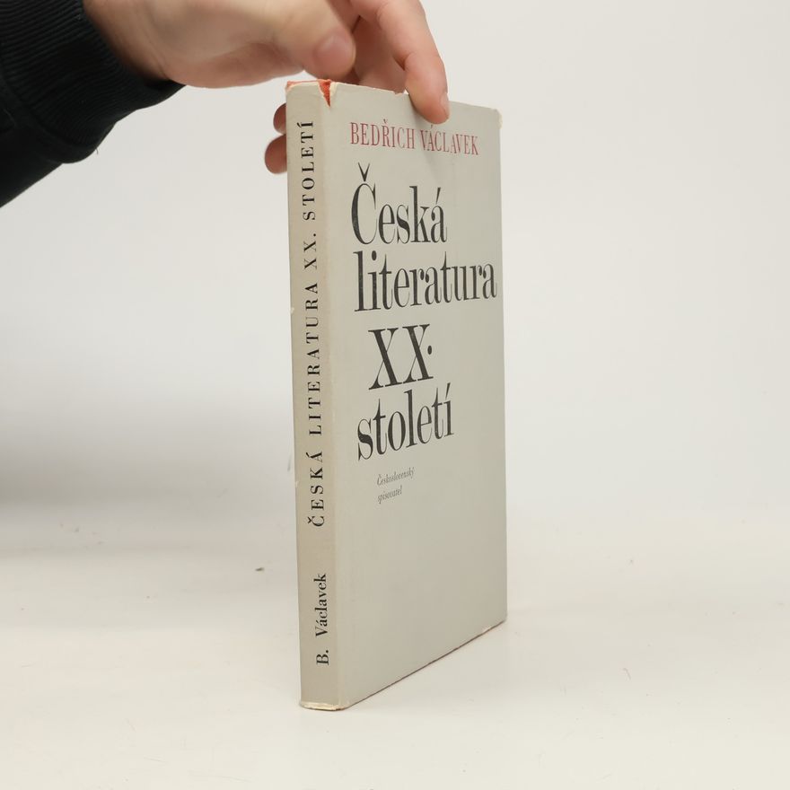 Bedřich Václavek Česká literatura XX. století