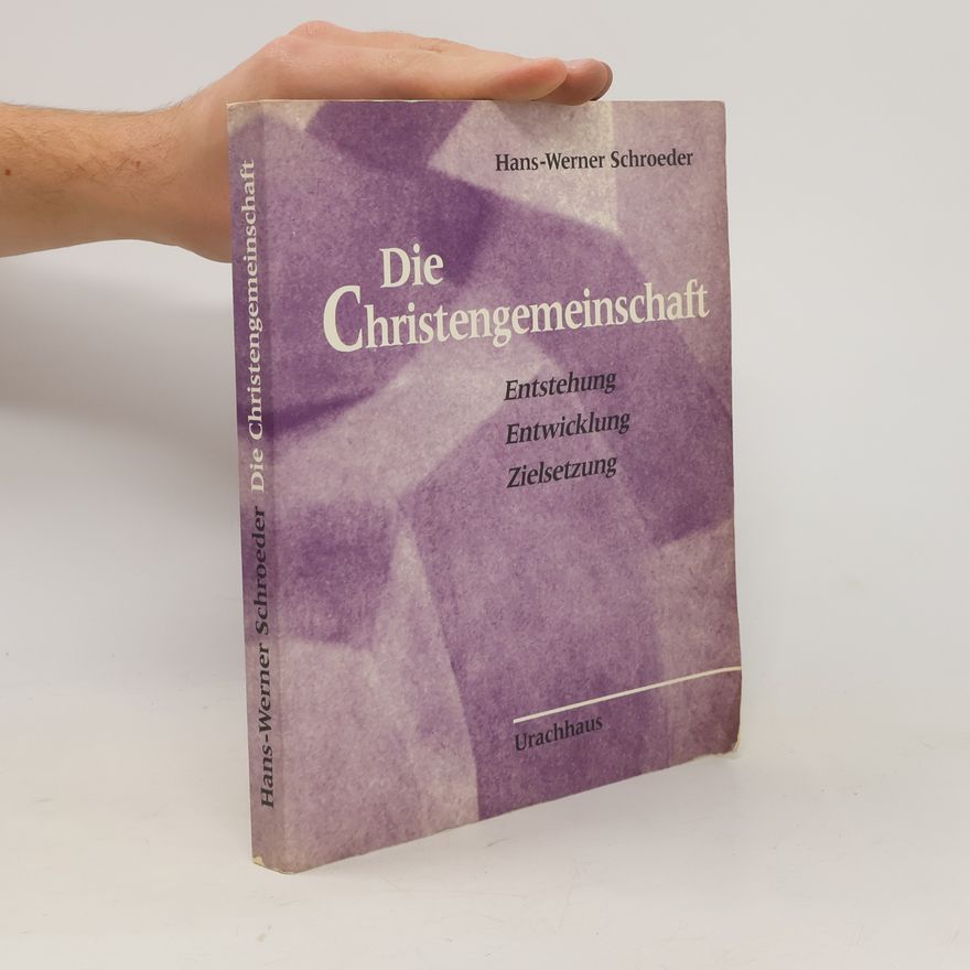 Hans-Werner Schroeder Die Christengemeinschaft