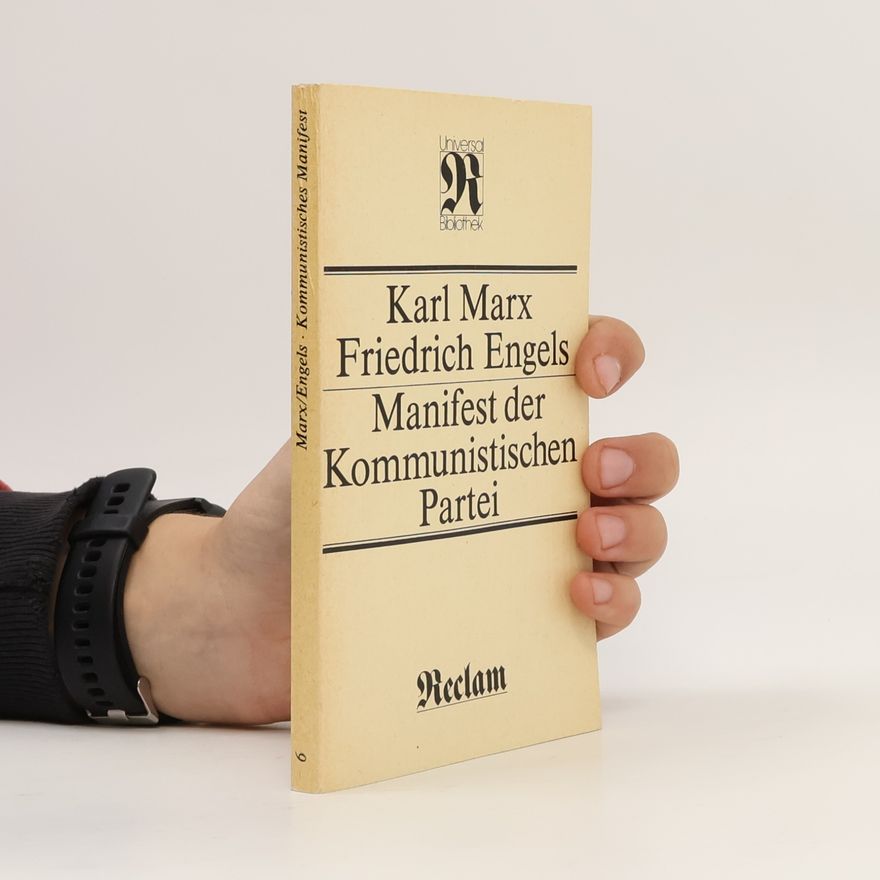 Karl Marx Manifest der Kommunistischen Partei