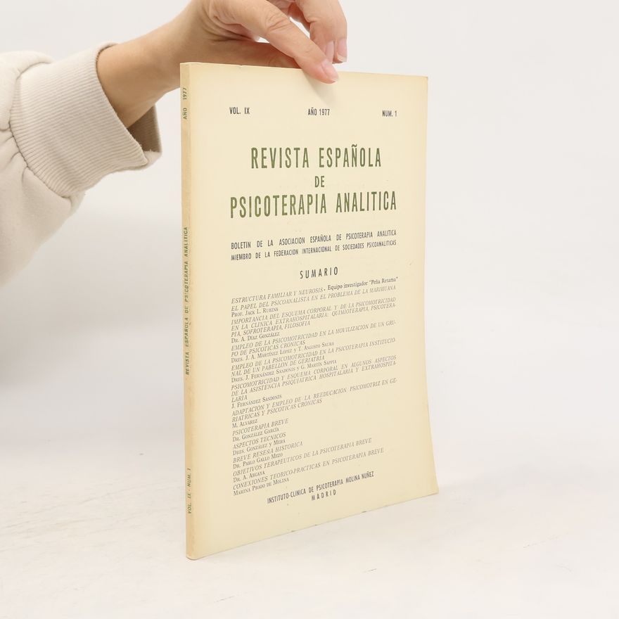 Auteurscollectief REVISTA ESPAÑOLA DE PSICOTERAPIA ANALITICA