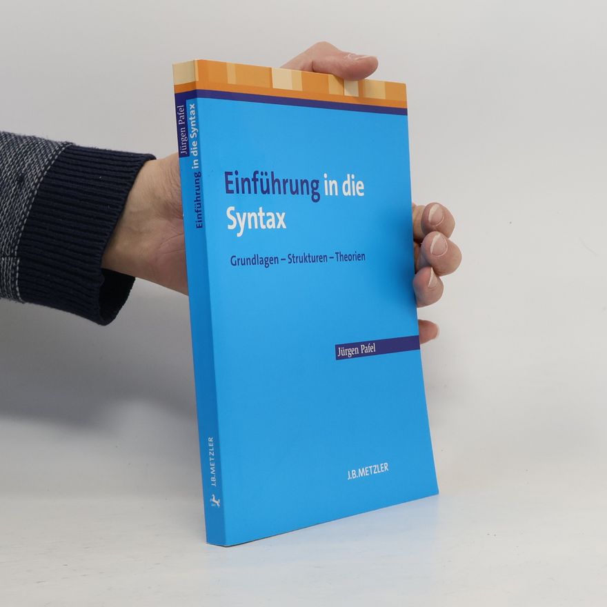 Jürgen Pafel Einführung in die Syntax
