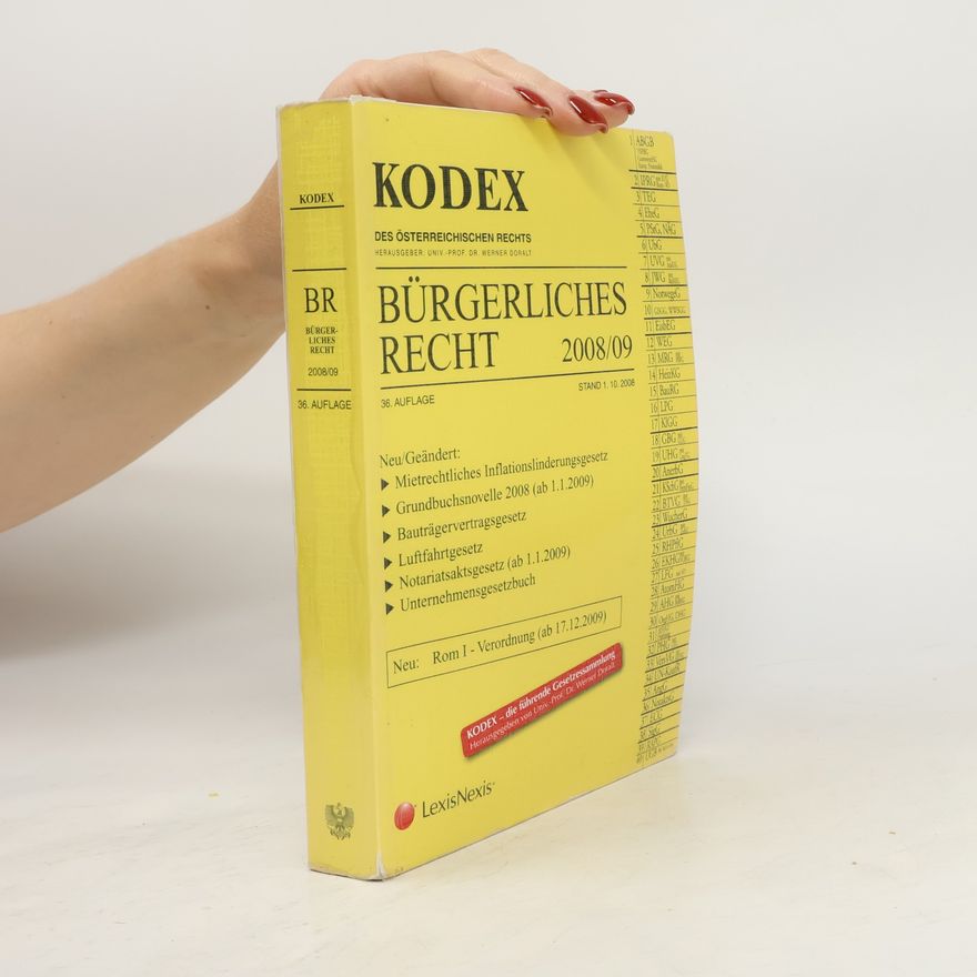 Franz Mohr Kodex des österreichischen Rechts: Bürgerliches Recht