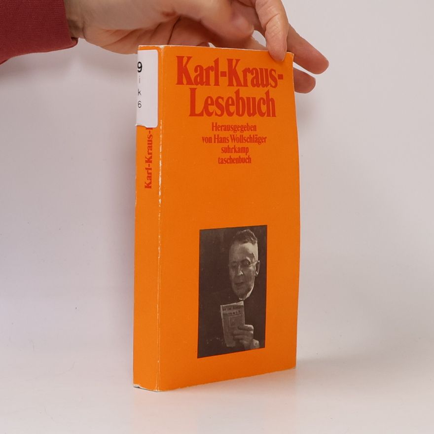 Karel Kraus Karl-Kraus-Lesebuch