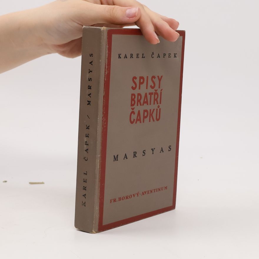 Karel Čapek Marsyas čili Na okraj literatury