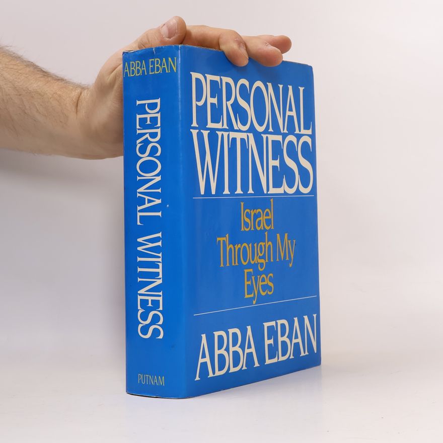 Abba Eban Personal Witness
