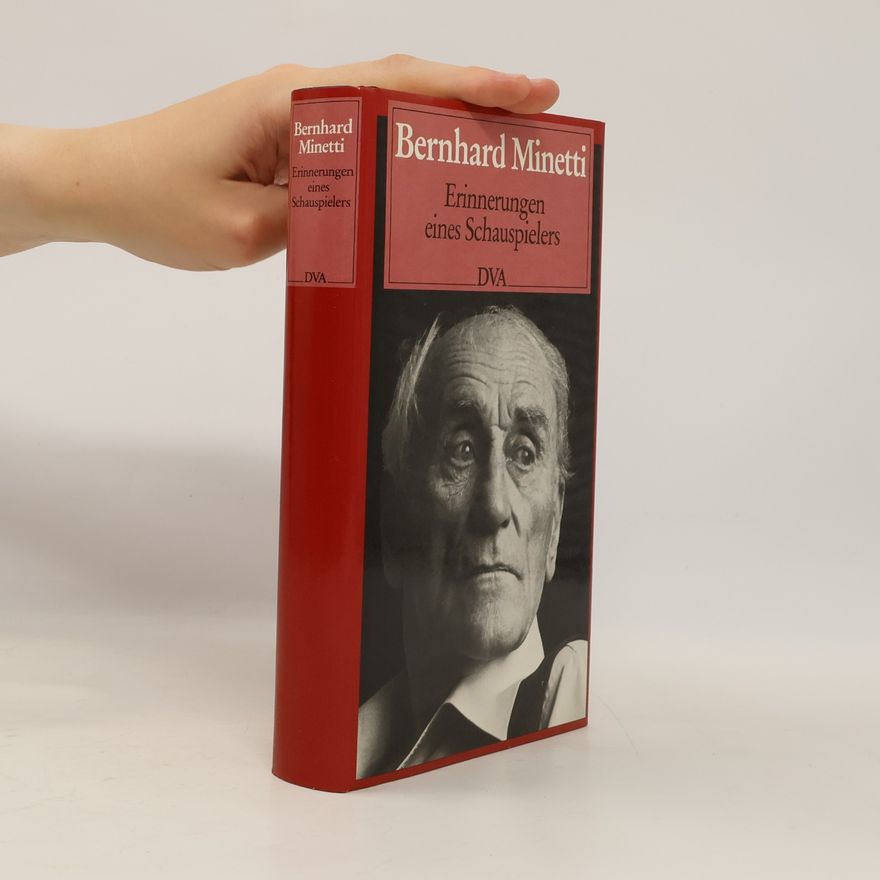 Bernhard Minetti Erinnerungen eines Schauspielers
