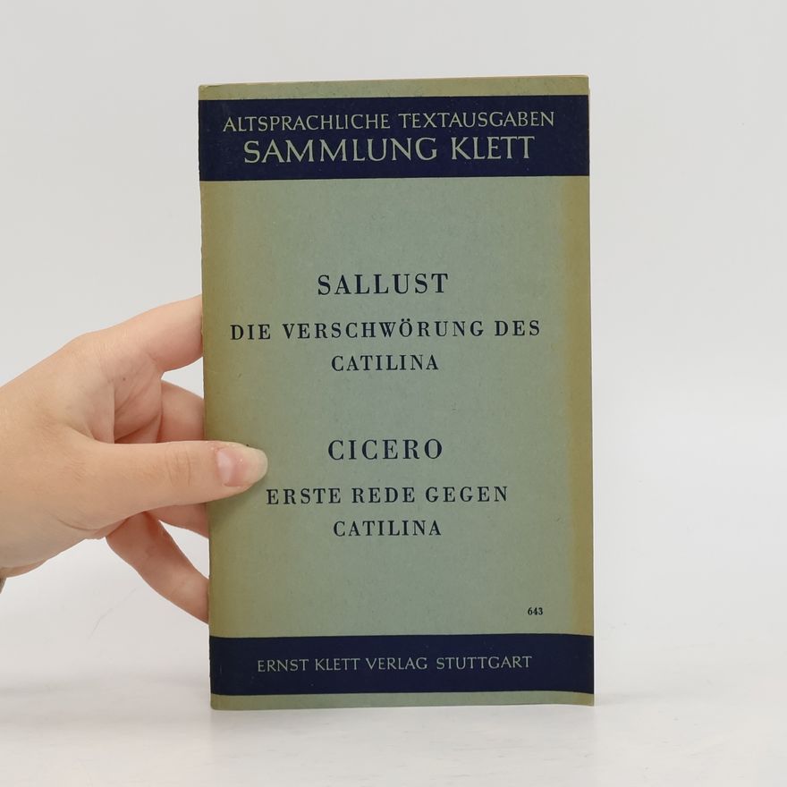 Gaius Sallustius Crispus Altsprache Textausgaben Sammlung Klett