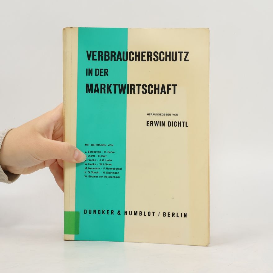 K. G. Specht Verbraucherschutz in der Marktwirtschaft